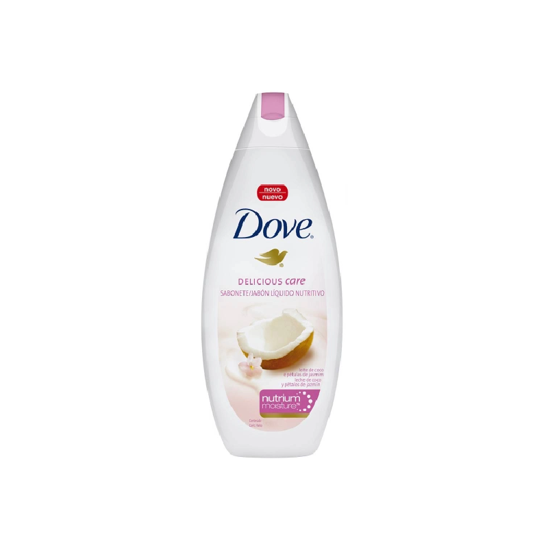 SABONETE LÍQUIDO DOVE LEITE DE COCO 250ML