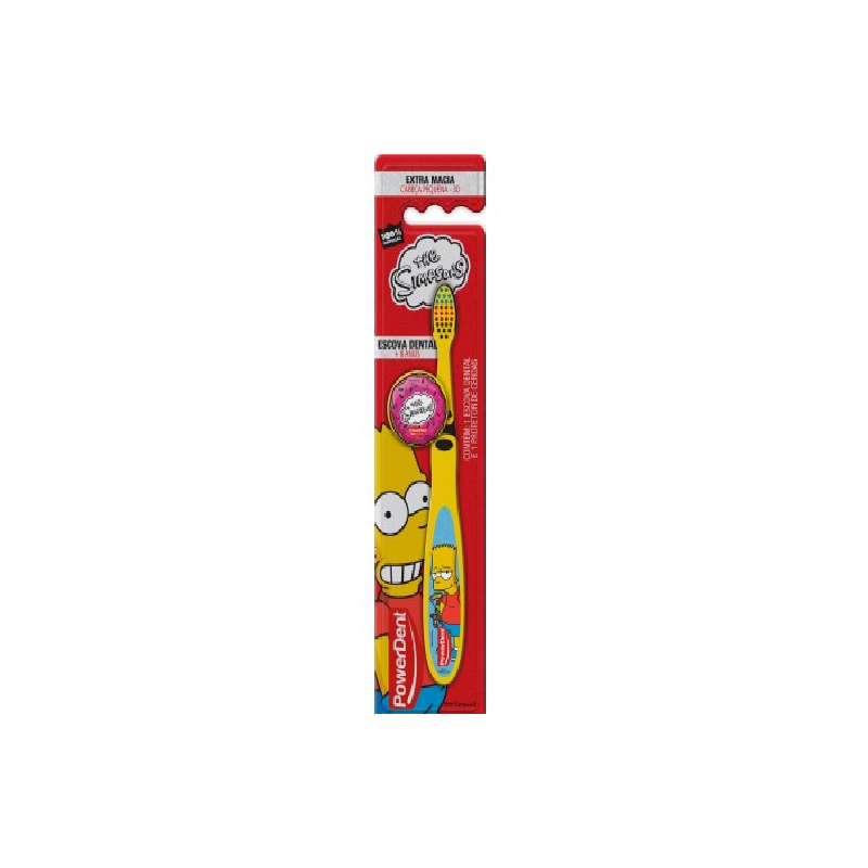 ESCOVA DENTAL INFANTIL POWERDENT SIMPSONS UNIDADE