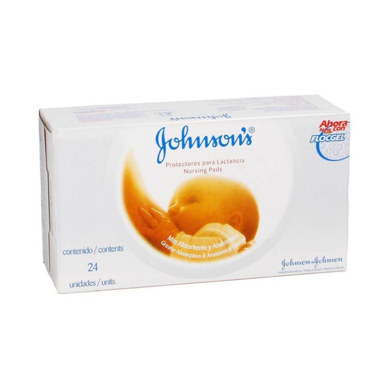 ABSORVENTE PARA SEIOS JOHNSON'S COM 24 UNIDADES