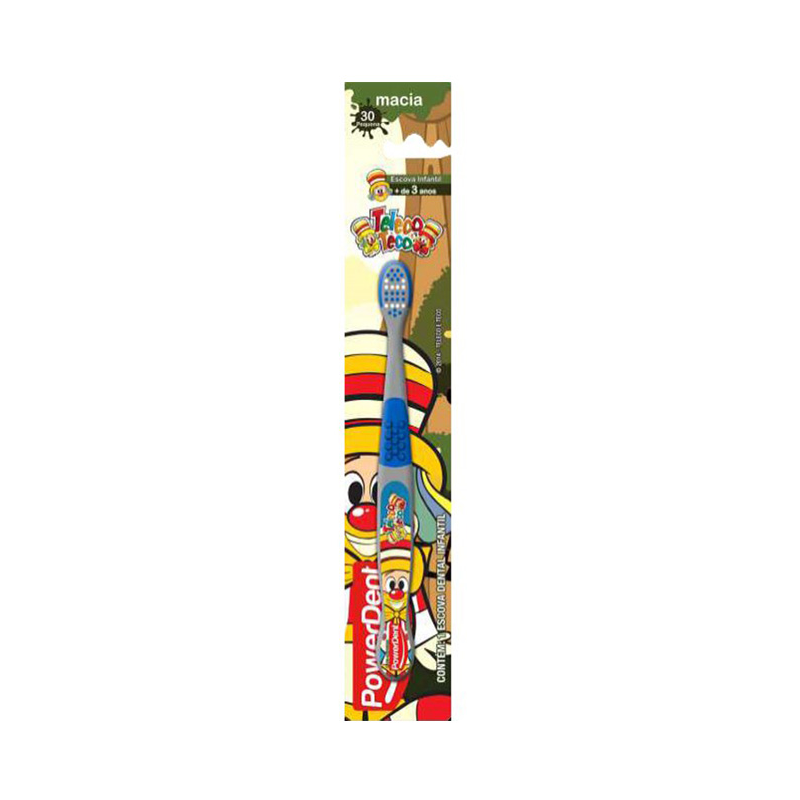 ESCOVA DENTAL INFANTIL POWERDENT TELECO TECO UNIDADE