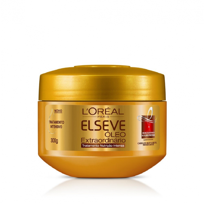 CREME DE TRATAMENTO ELSEVE ÓLEO EXTRAORDINÁRIO 300G 