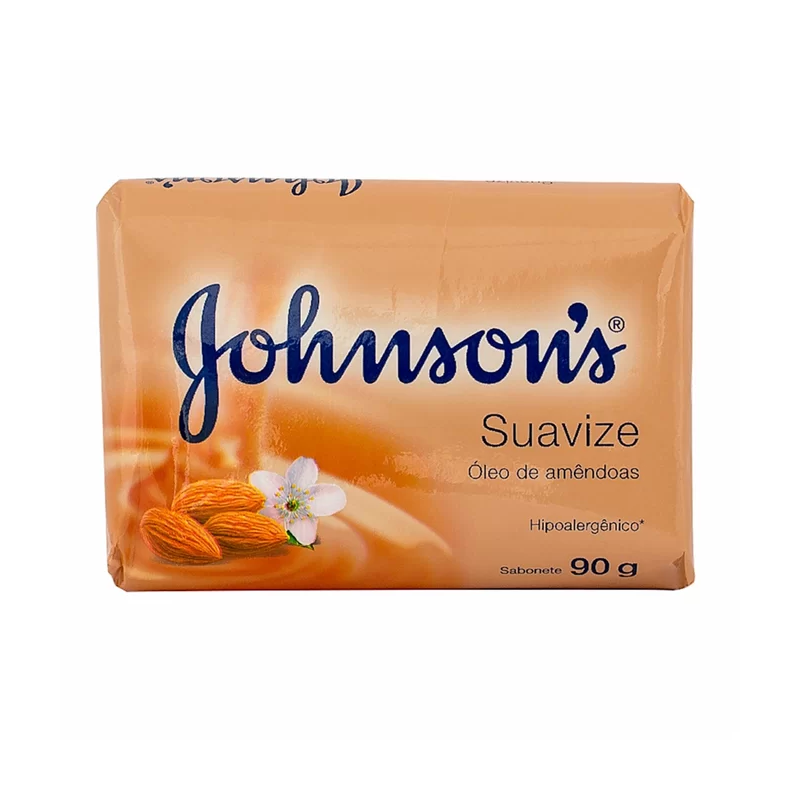 SABONETE EM BARRA JOHNSON´S SUAVIZE ÓLEO DE AMÊNDOAS 90G