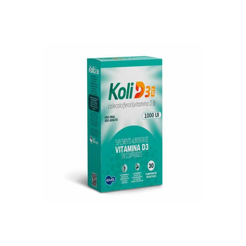 KOLI D3 1000UI COM 30 COMPRIMIDOS