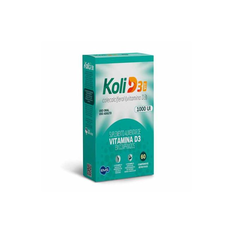 KOLI D3 1000UI COM 60 COMPRIMIDOS