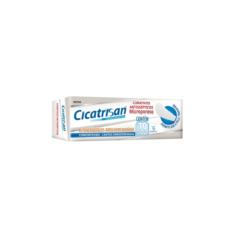 CURATIVO CICATRISAN MICROPOROS COM 10 UNIDADES