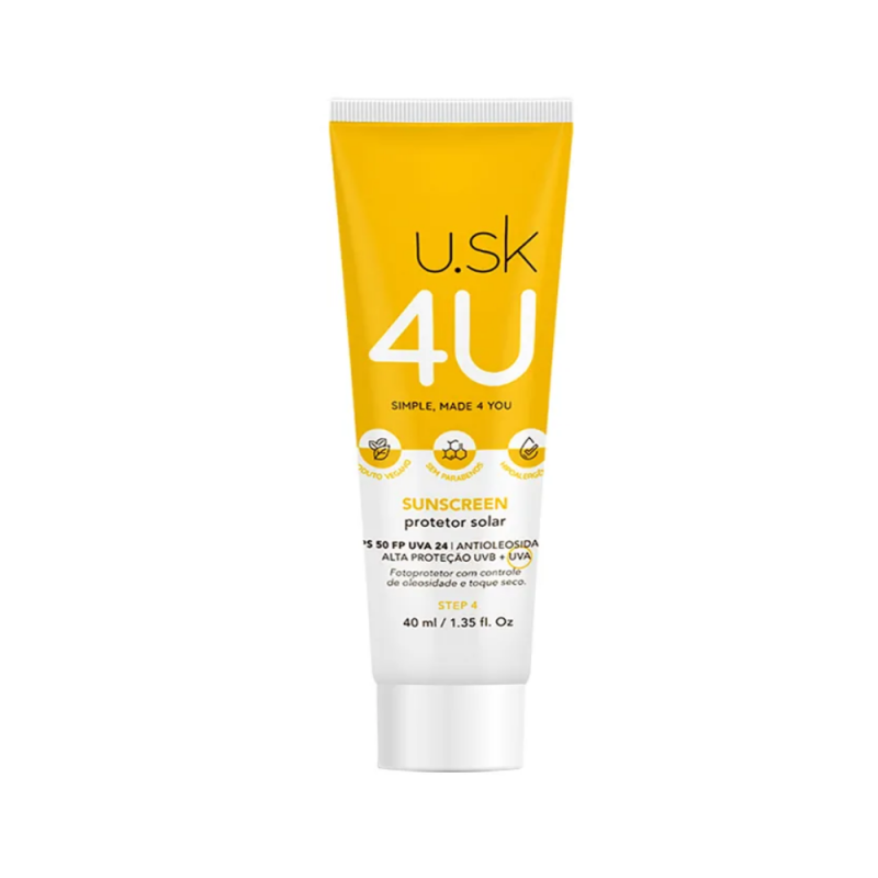 PROTETOR SOLAR USK UNDER SKIN SUNSCREEN FPS 50 40ML