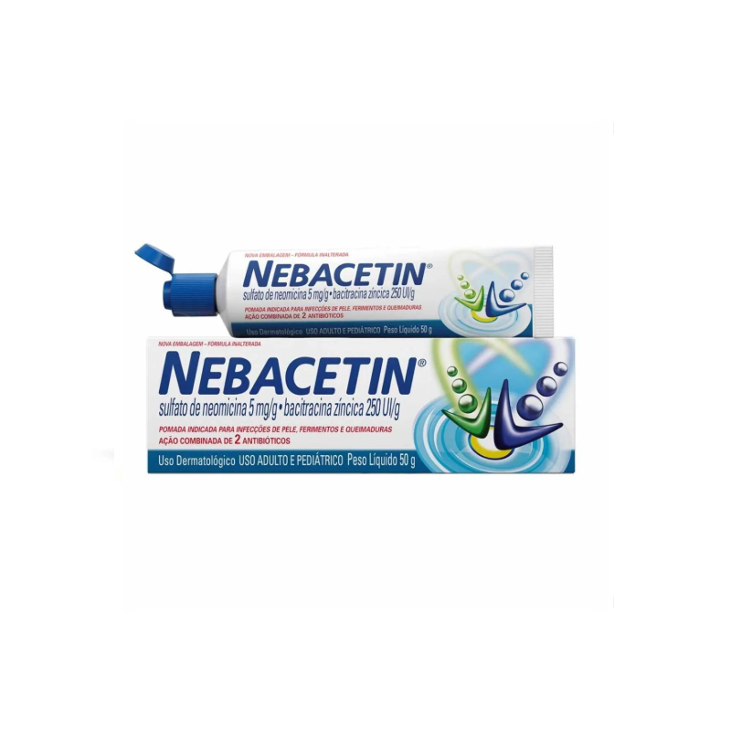 NEBACETIN POMADA COM 50 GRAMAS 