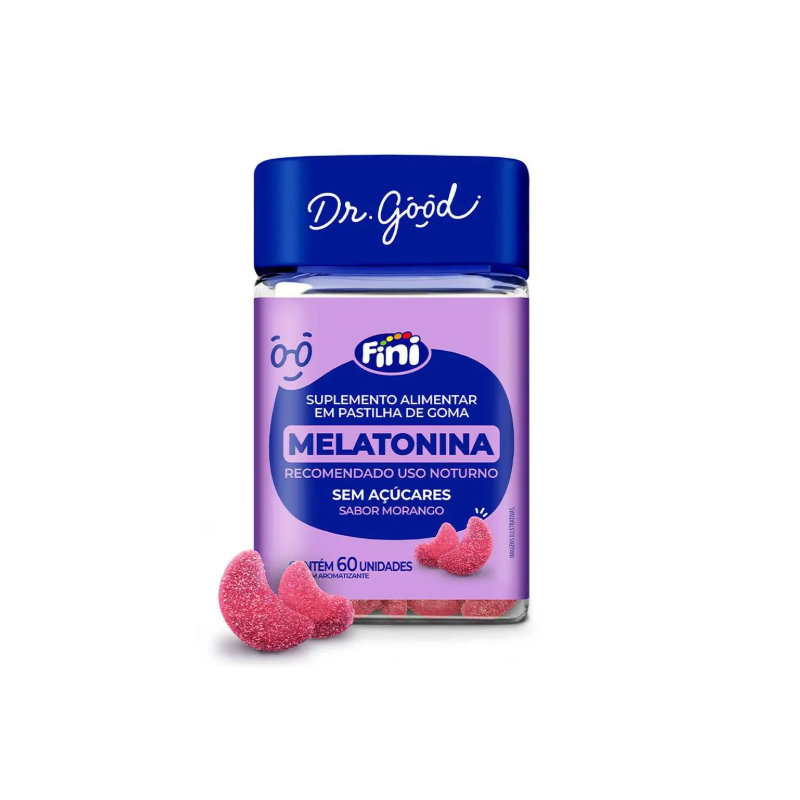 MELATONINA DR GOOD  MORANGO  60 GOMAS