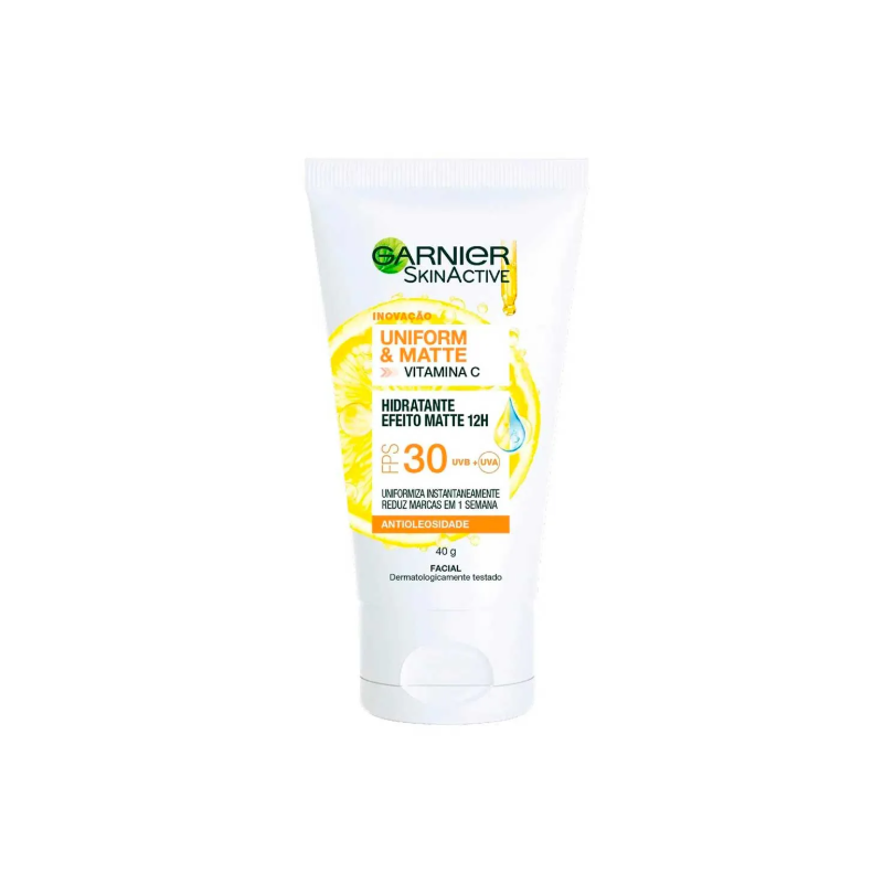 GARNIER SKINACTIVE+VITAMINA C ANTIOLEOSIDADE FPS30 40G