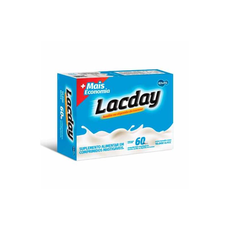 LACDAY COM 60 COMPRIMIDOS MASTIGAVEIS