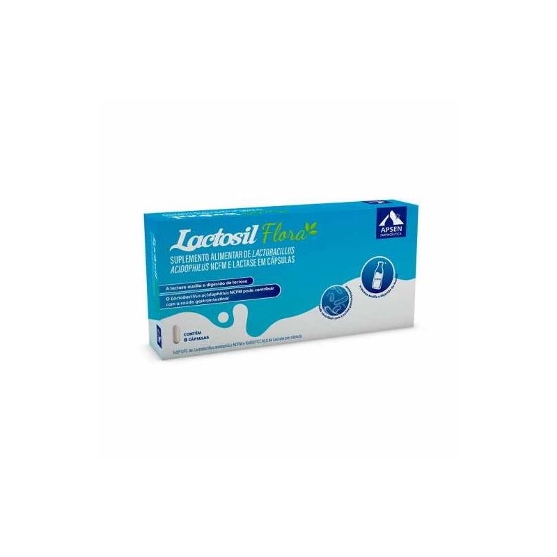 LACTOSIL FLORA COM 8 CÁPSULAS