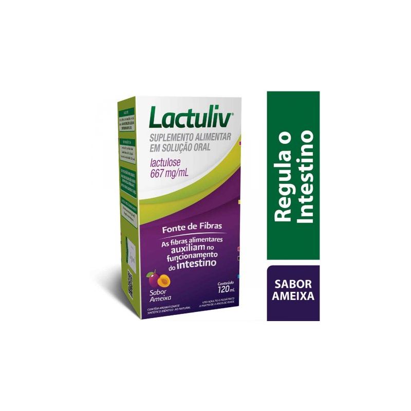 LACTULIV XAROPE AMEIXA COM 120 ML -LEGRAND-