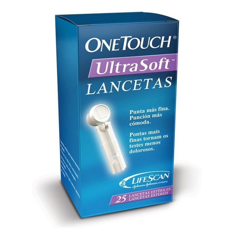 LANCETA ONE TOUCH ULTRA COM 25 UN