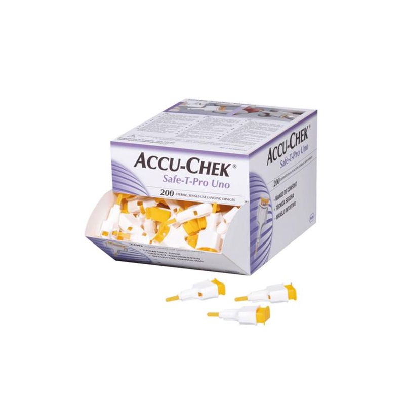 LANCETA ACCU-CHEK SAFE-T-PRO C/200