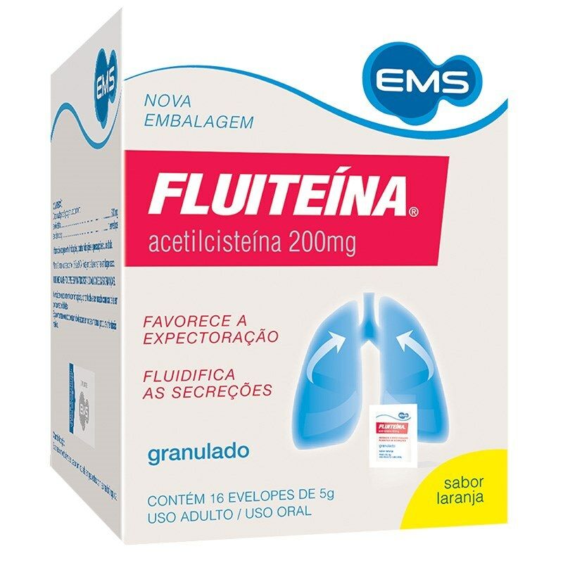 FLUITEINA 200MG 16 ENVELOPES 