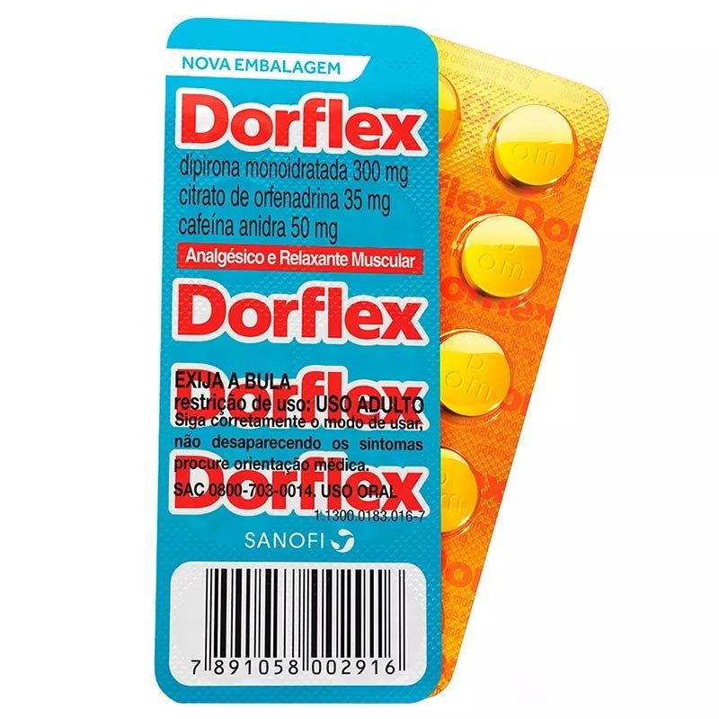 DORFLEX COM 10 COMPRIMIDOS 