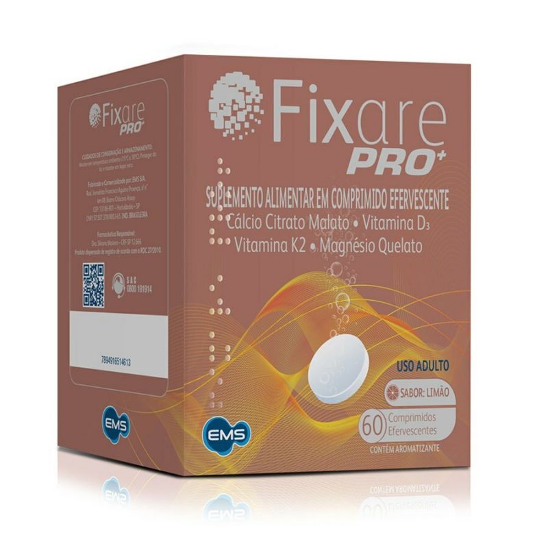 FIXARE PRO SABOR LIMÃO COM 60 COMPRIMIDOS 