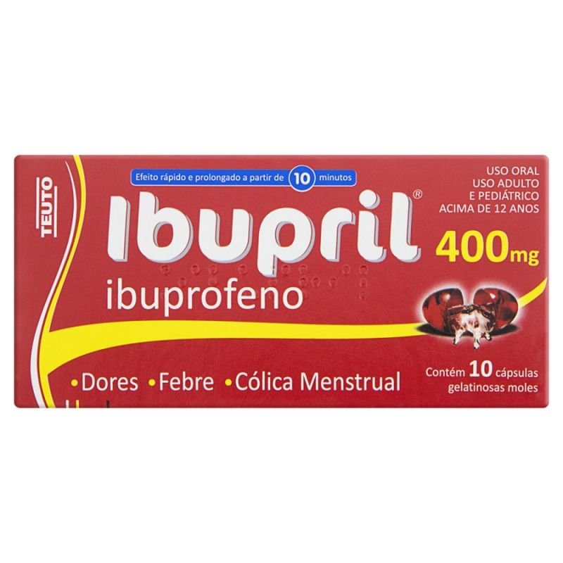 IBUPRIL 400MG COM 10 COMPRIMIDOS