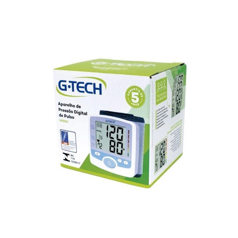 APARELHO DE PRESSAO DIGITAL DE PULSO G-TECH HOME COMSELO