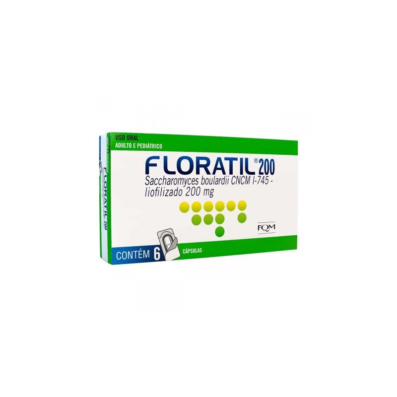 FLORATIL 200MG BLISTER COM 6 CAPSULAS