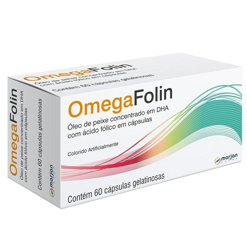 OMEGAFOLIN COM 60 CÁPSULAS GELATINOSAS 