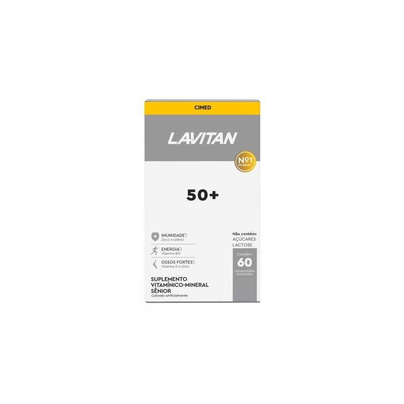 LAVITAN SENIOR VITALIDADE 50+ COM 60 COMPRIMIDOS