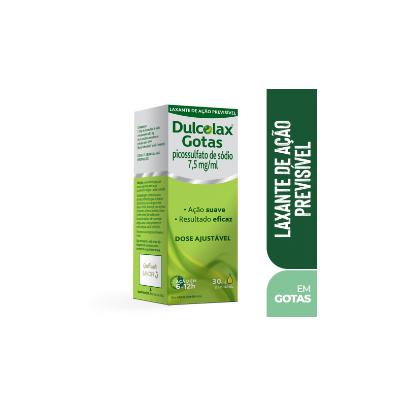 DULCOLAX 7,5M GOTAS COM 30 ML