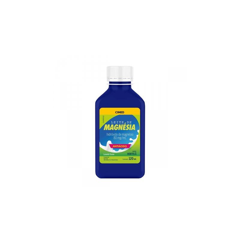 LEITE MAGNESIA CIMED SABOR HORTELA 120ML