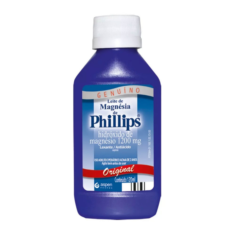 LEITE MAGNESIA PHILLIPS TRADICIONAL 120ML