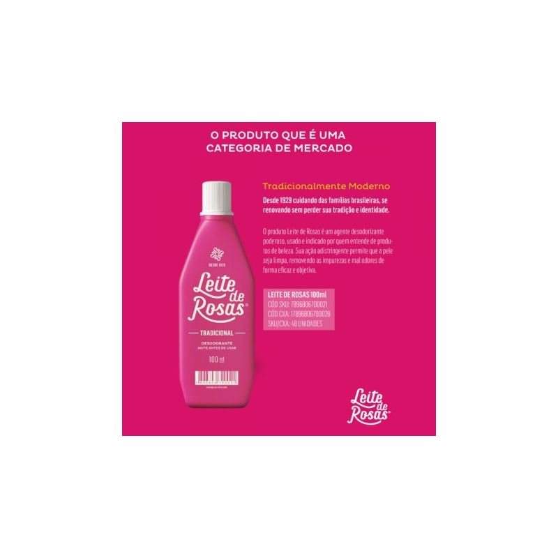 LEITE DE ROSAS 100ML.