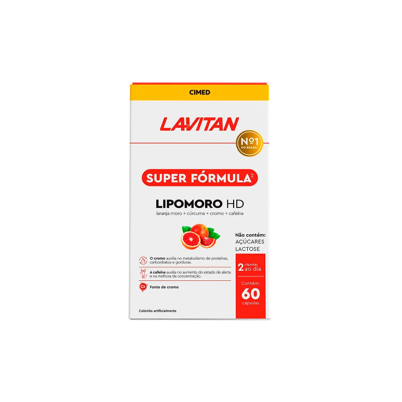 LAVITAN LIPOMORO HD COM 60 CAPSULAS