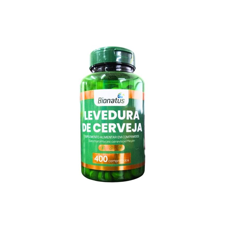 LEVEDURA DE CERVEJA GREEN COM 400 COMPRIMIDOS BIONATUS