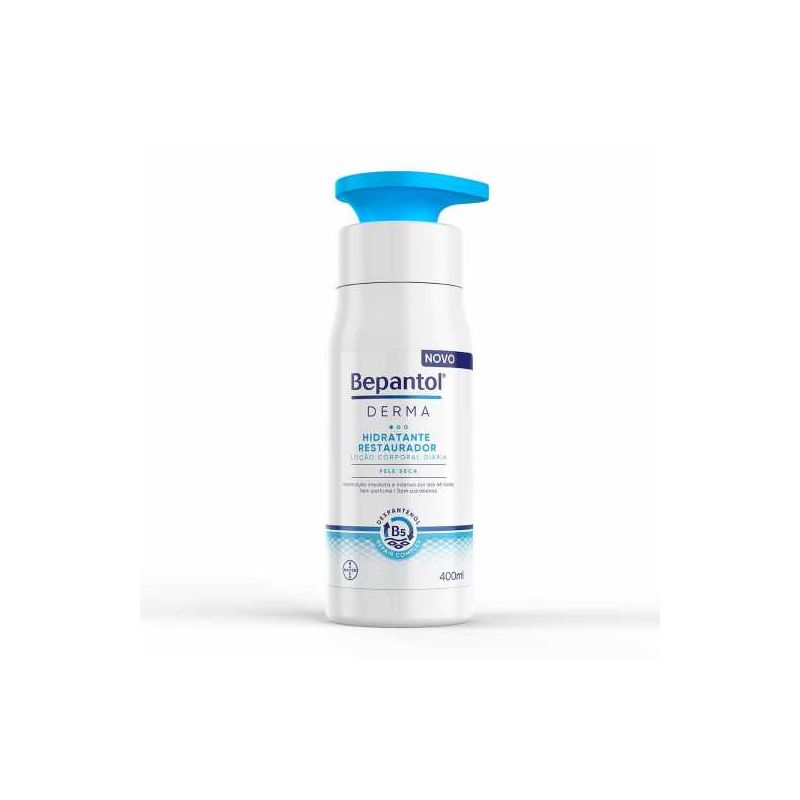 BEPANTOL DERMA HIDRATANTE RESTAURADOR PELE SECA 400ML - VALIDADE 08/2026