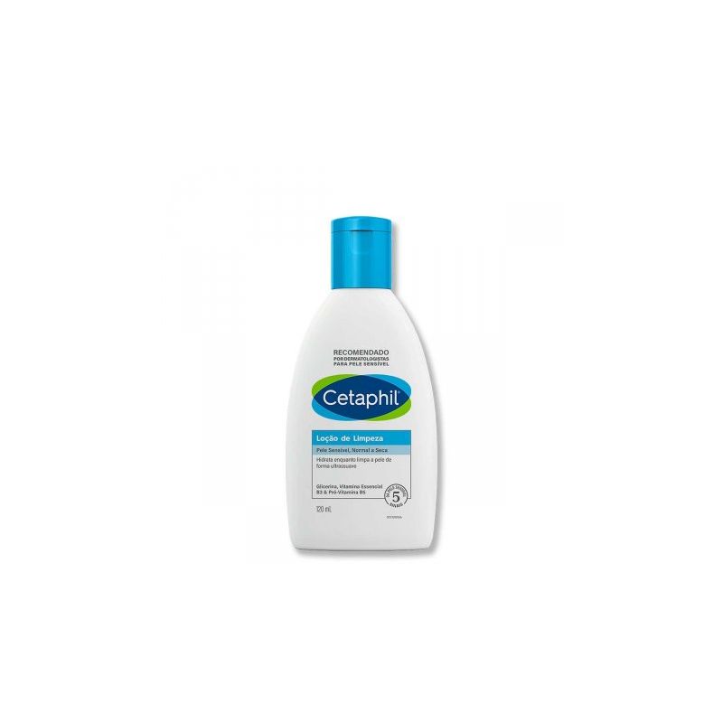 LOÇÃO FACIAL CORPORAL CETAPHIL PELE SENSIVEL E SECA 120ML