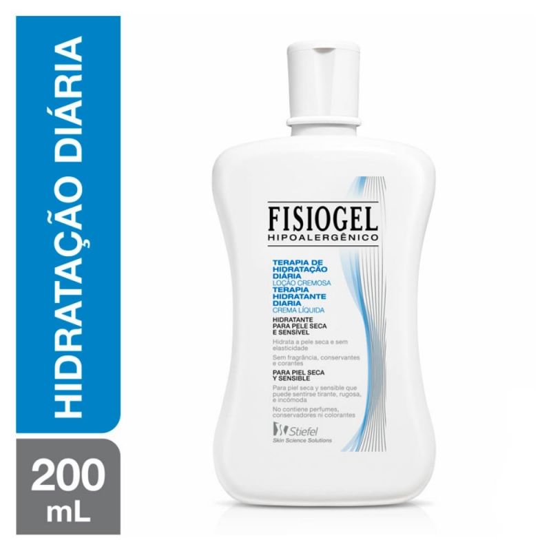 FISIOGEL TERAPIA HIDRATAÇÃO DIARIA LOÇÃO CREMOSA 200ML 