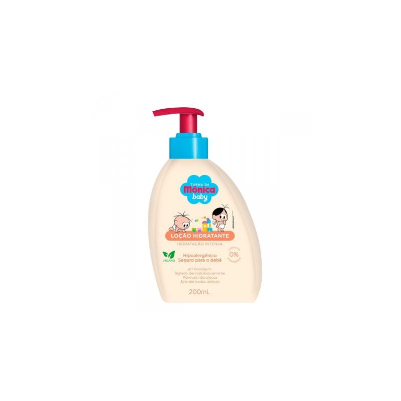LOÇÃO HIDRATANTE TURMA DA MONICA BABY INTENSA 200ML