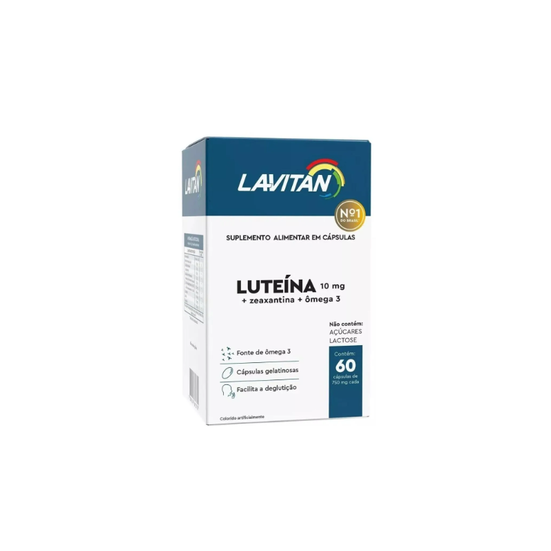 LAVITAN LUTEINA 10MG  COM 60 CAPSULAS