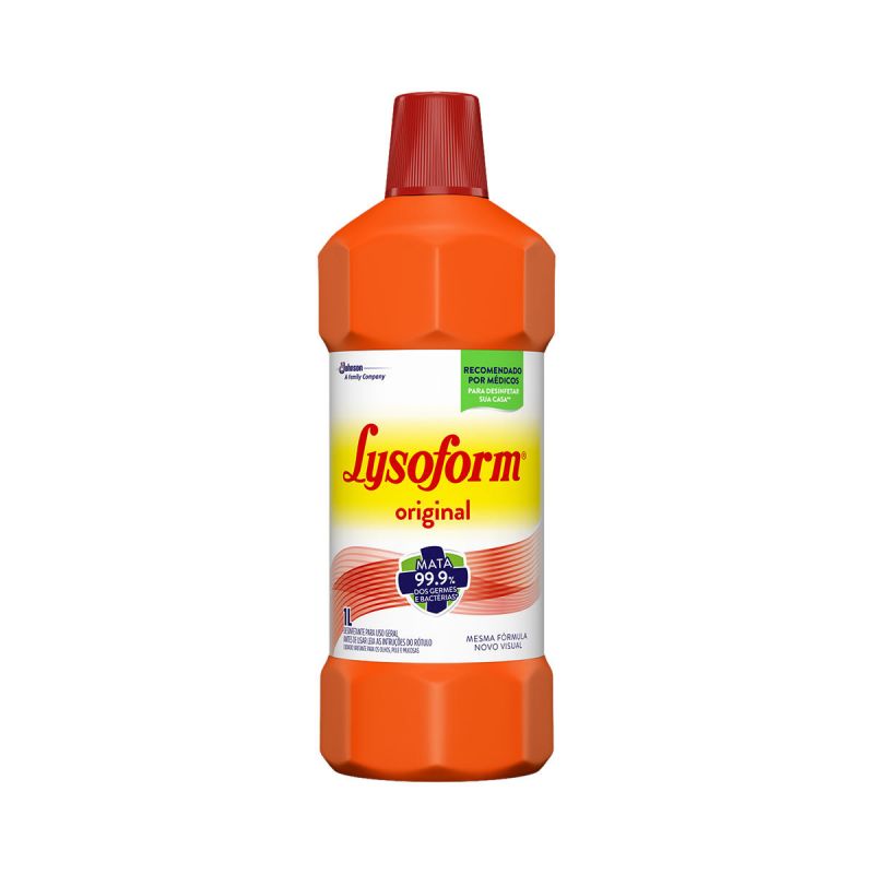 LYSOFORM DESINFETNTE BRUTO ORIGINAL BACTERICIDA 1L