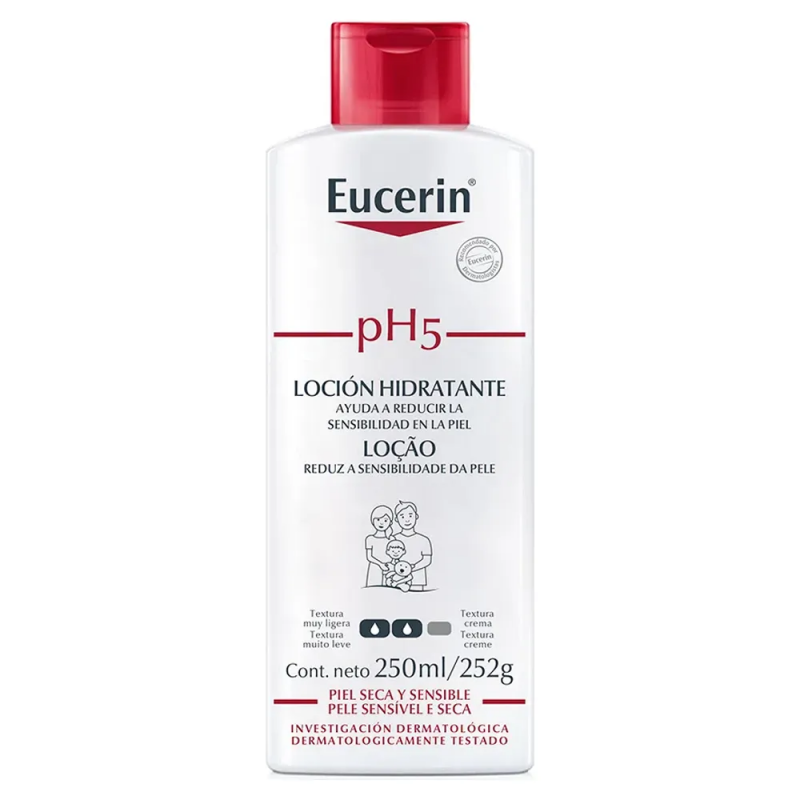 LOÇÃO HIDRATANTE EUCERIN PH5 COM 250 ML