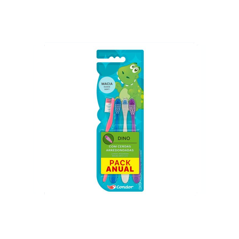 ESCOVA DENTAL CONDOR  MACIA DINOSSAURO COM 4
