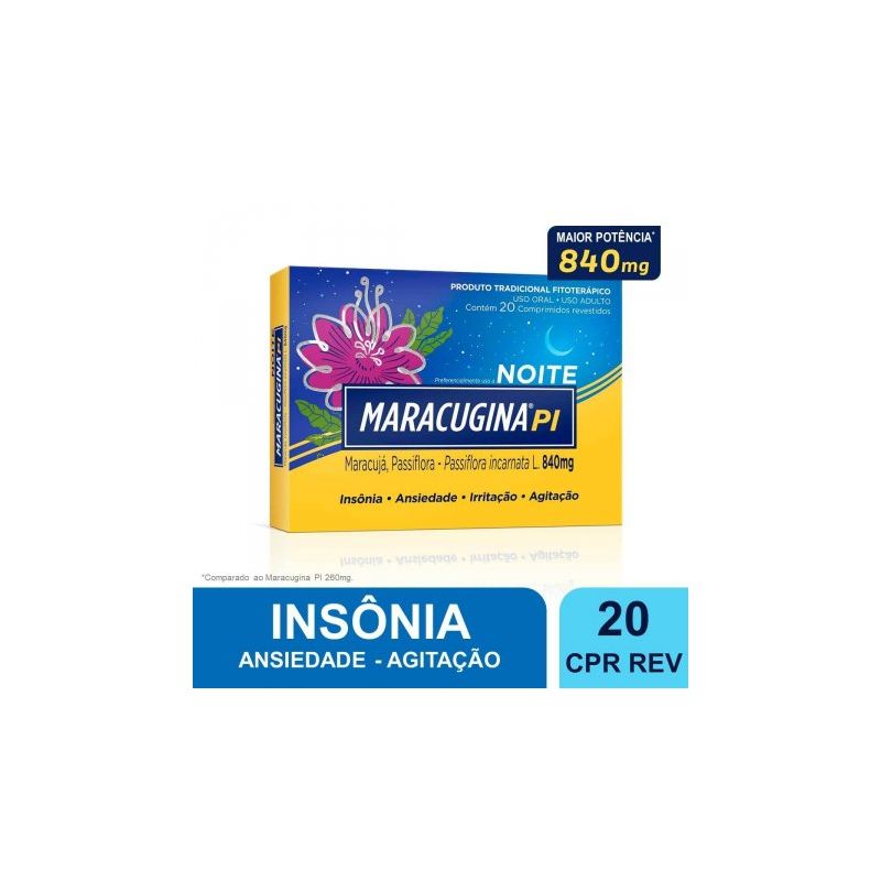 MARACUGINA PI 840MG  COM 20 COMPRIMIDOS