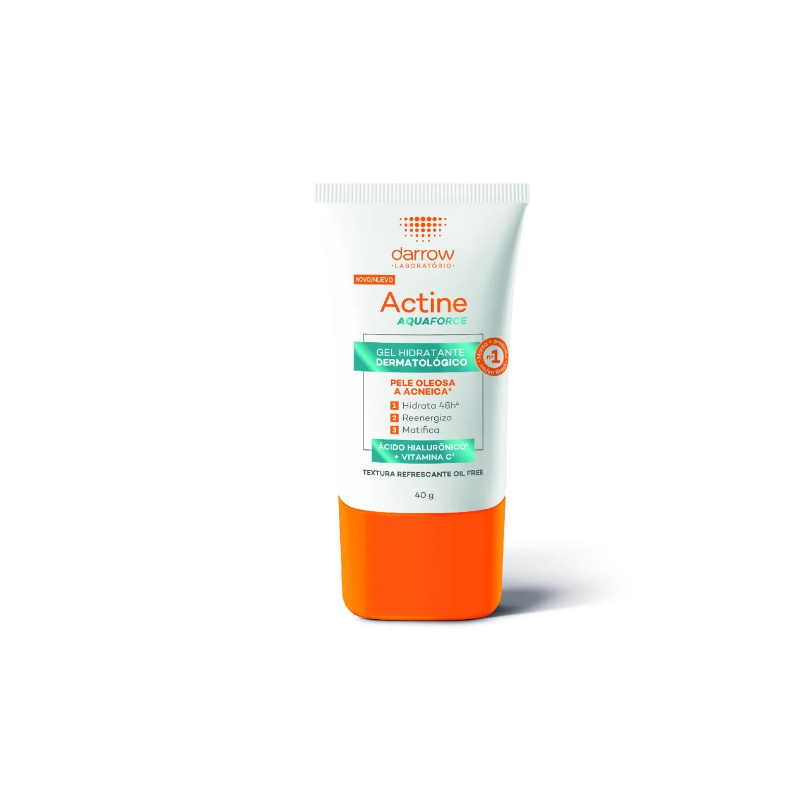 GEL HIDRATANTE FACIAL ACTINE AQUAFORCE COM 40 GRAMAS - VALIDADE 08/2026