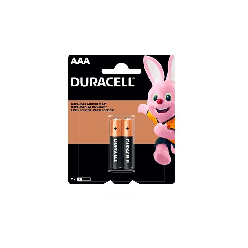 PILHA DURACELL Aaa REGARREGAVEL COM 2 UNIDADES