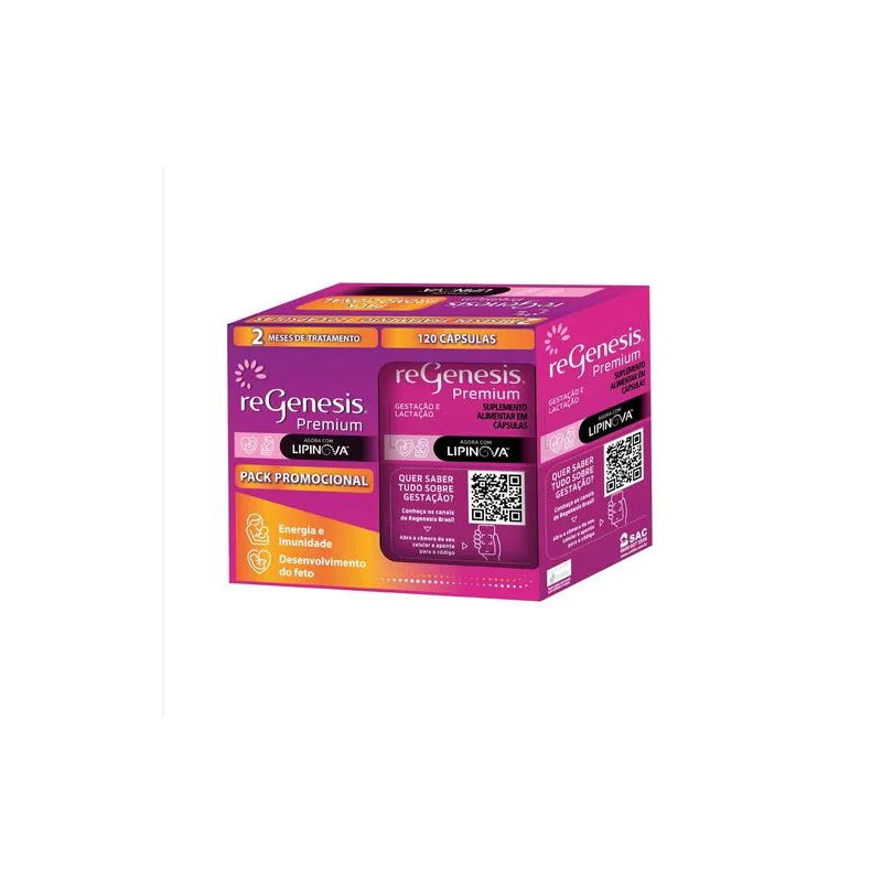 REGENESIS PREMIUM 2 UNIDADES COM 60 CAPSULAS