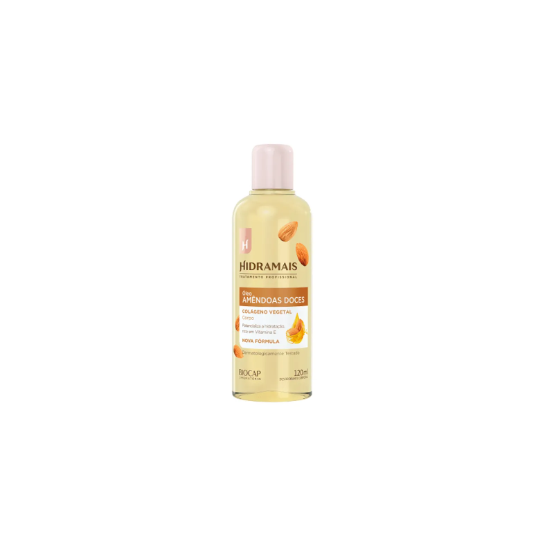 OLEO CORPORAL HIDRAMAIS AMÊNDOAS DOCES 120ML VALIDADE 03/2026