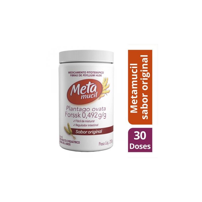 METAMUCIL ORIGINAL COM 210 GRAMAS