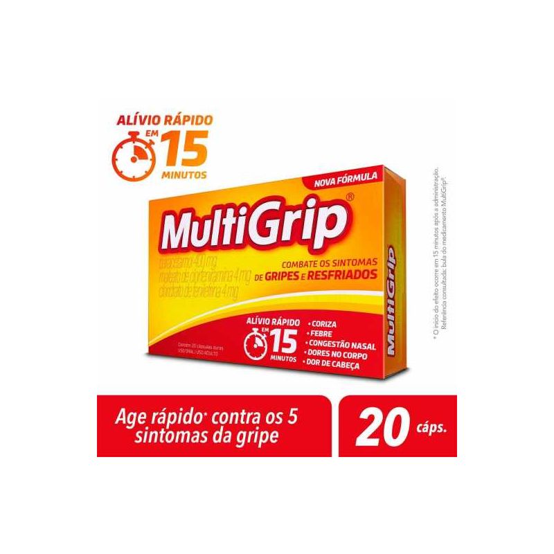 MULTIGRIP COM 20 CÁPSULAS