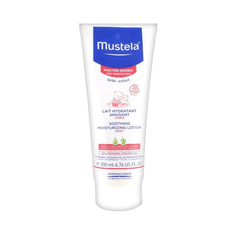 HIDRATANTE CALMANTE MUSTELA BEBÊ PELE MUITO SENSIVEL  200ML