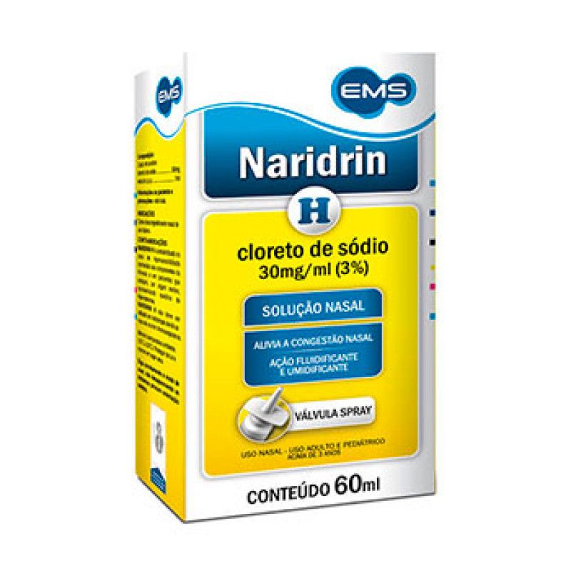 NARIDRIN H SOLUÇÃO SPRAY 60ML
