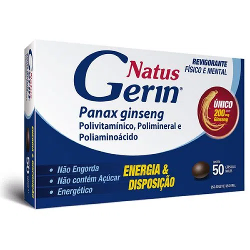 NATUS GERIN  COM 50 CÁPSULAS